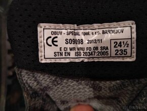 Predám vojenské kanady GORE-TEX - Force HD, velkost 37: - 7