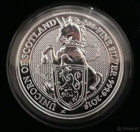 Strieborné mince séria Queen's beast - 7