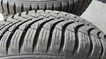 Predám plechove disky 5x100 R14 + zimne gumy hankook 165/70 - 7
