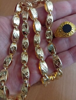 VERSACE - NÁDHERNÝ LUXUSNÝ POZLÁTENÝ SET - 7