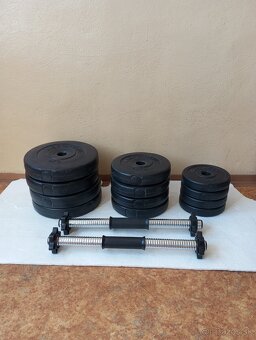 Plastové/cementové jednorúčky INSPORTLINE 2 x 19 kg - 7