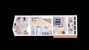 Rezervované: Atypický rodinný dom s prístavbou – bývanie... - 7