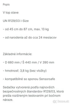 Cybex vajíčko a základňa - 7