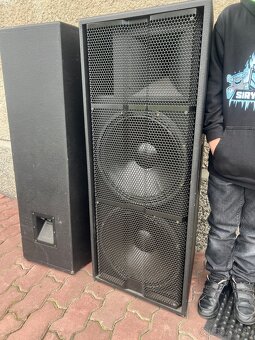 Predám výkonne BiAmp bedne 2x15” + 2,5” Driver. - 7