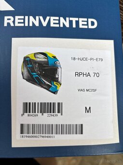 Prilba HJC RPHA 70 Vias MC2SF + interkom Cardo FreeCom 2+ - 7
