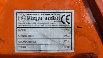 Rotavator Mega metal, pluh Regent - 7