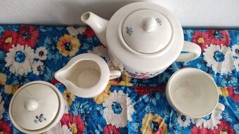 Keramika Teplice, šálka, kanvica, mliečnik, cukornička - 7