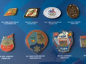 Predám Oficiálnu sadu Olympijských odznakov SOV - 14 ks - 7
