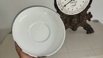 Velmi staré 15kg velké jednomiskové váhy cca 100let staré - 7