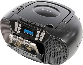 6v1 DAB+ FM prenosné rádio DUAL kazeťák 230v Baterky - 7