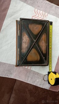 Medená stará šperkovnica.. - 7