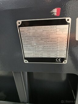 Vychystávací vozík JX1 - 1 SN2291600142 - 7