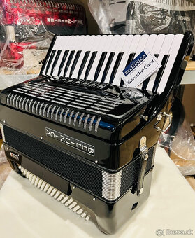 Nový akordeón Beltunica Vivaldi- DE LUXE 96 basový- krásny z - 7