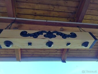 Lustre drevený hranol - 7