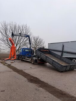 MAN TGL 12.250 hákový nosič kontejnerů + Fassi F105XP - 7