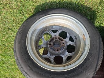Predám hliníkové disky r15 4x108 s pneumatikami - 7