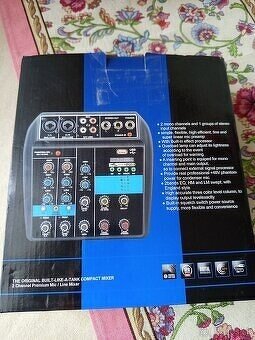 Nový malý 4-kanálový mixážny pult s efektom "DNA MIX 4U" - 7