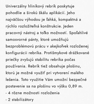 Multifunkcny rebrik 4x3, 7v1 - 7