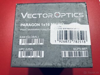 Prizmatický kolimátor Vector Optics Paragon 1x16 Micro - 7
