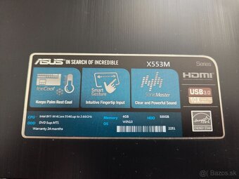 ASUS X553MA-XX402T čierny - 7