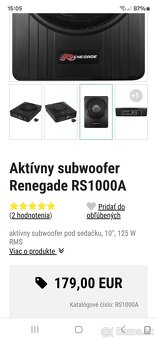 Subwofer pod sedacku - 7