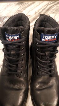 Panská elegantná Oudoorová kožená obuv Tommy Jeans - 7