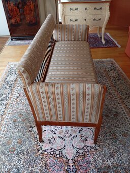 AKCIA ✨Vzácna Biedermeier lavica z r. 1830✨ - 7
