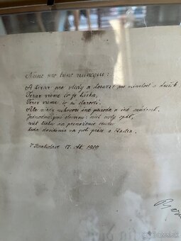 Obraz 83x57 latinský citát - 7