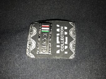 GUCCI black pánske polotricko L/XL - 7
