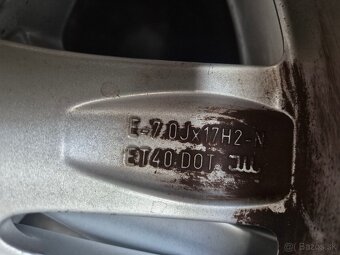 5x112 r17 ET40 x 7J elektróny VW,ŠKODA,SEAT, AUDI - 7