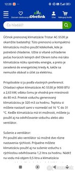 Mobilná klimatizácia zo zárukou. - 7