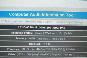 Lenovo ThinkPad L13 Gen 2 16gb/256SSD/silná baterka - 7