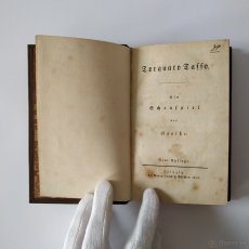 Starožitná kniha Torquato Tasso v koženej väzbe 1816 - 7