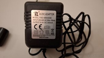 Nové Airsoft batérie 8,4V, nové nabíjačky 9,6V alebo 8,4V - 7