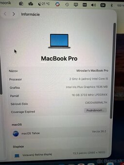 Macbook Pro 13-inch, 4 Thunderbolt 3 porty - 7
