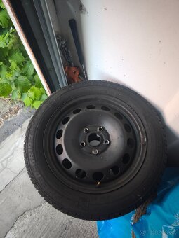 Plechové disky 5x112 zimné pneu 205/55 r16 - 7