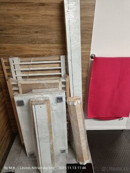 Rastúca detská postieľka + matrace - 7