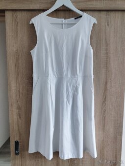 bledoružové šaty, čierne šaty, biele šaty, biela košeľa - 7