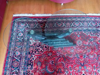 Dizajnový mramorový stolík s tvrdenými sklami - 7