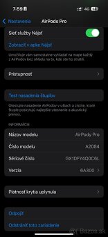 Predám originálne slúchadlá Apple Airpods PRO 1 gen - 7