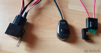 Kabeláž na led rampy - svetla
- 7