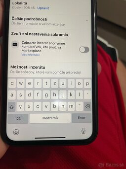 Predám iPhone xr 128gb 77% - 7