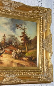 Obraz - V podhůří - olej na desce - 7