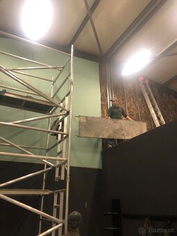 Prenajmem Profi LESENIE do vysky 10,5m na koleckach, posuvne - 7