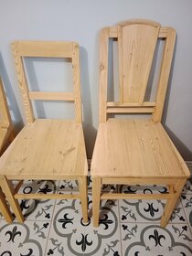 Staré, selské židle po renovaci - 7