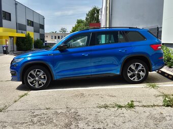 Škoda Kodiaq Sportline 4x4 DSG webasto 360kam race blue - 7