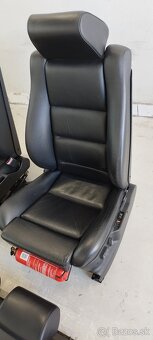 Bmw e34 M5 TOURING kozene predne + zadne sedacky - 7