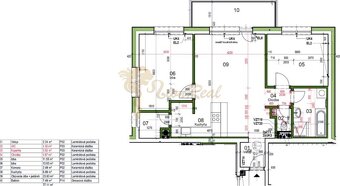 3-izb. bytu v projekte Rínok Rača, garážové státie, pivnica - 7