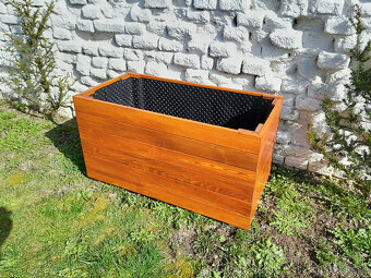 Drevený vyvýšený záhon 100 x 50 x52 cm - 7