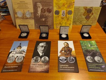 Predám Slovenské strieborné pamätné mince 2009-2020 - 7